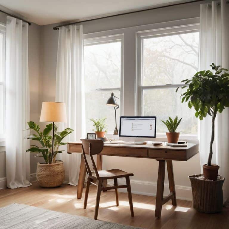 Enchanting Home Office Lighting Setup