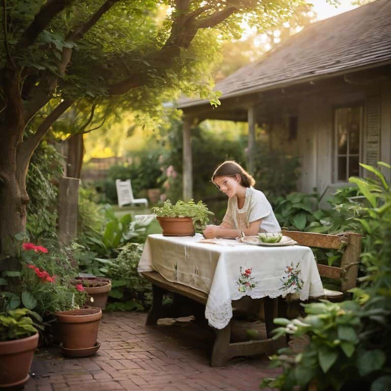 Weaving Family Traditions outdoors
