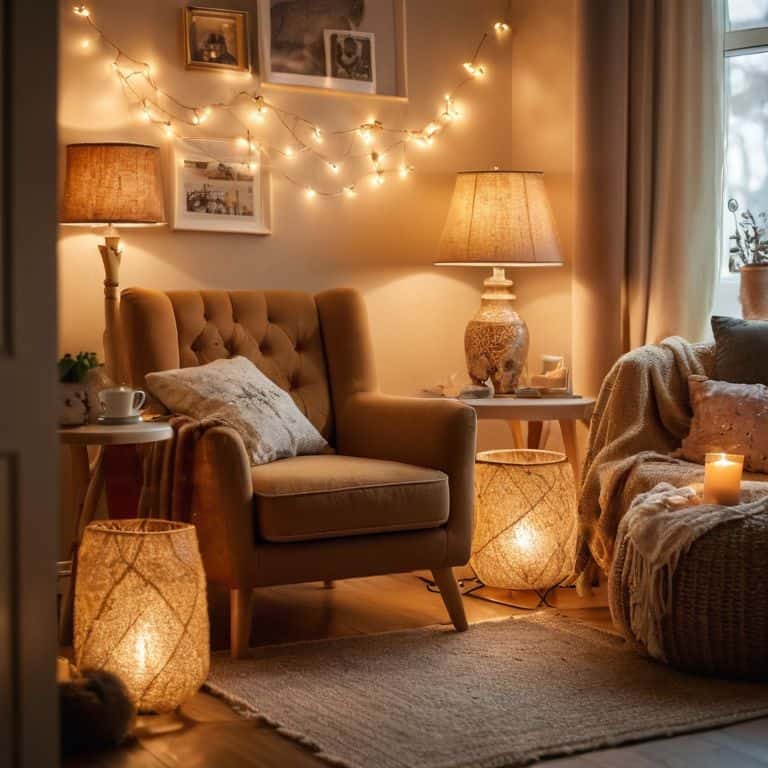 Cozy Living Room Lighting