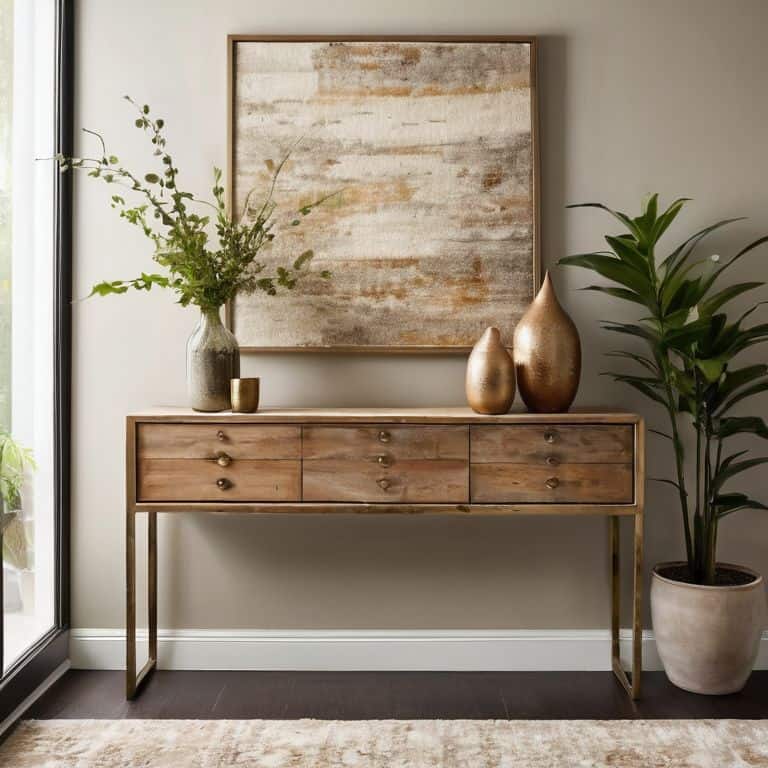 Elevating Entryway Ambiance with modern decor