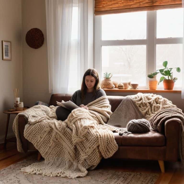 Knitted Throws and Blankets
