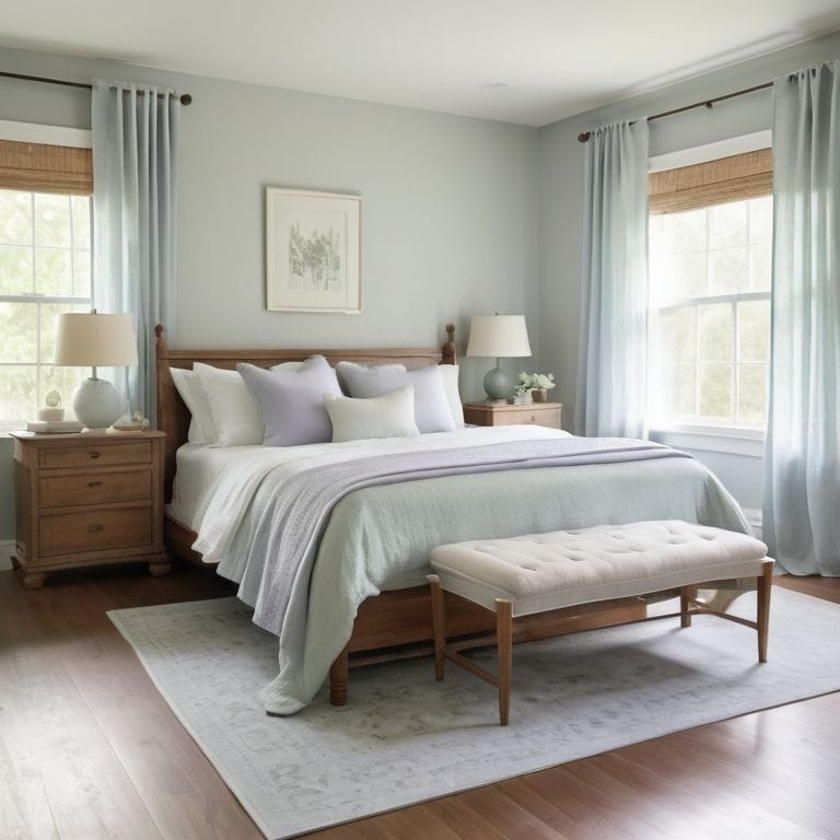Calming bedroom color palette tips
