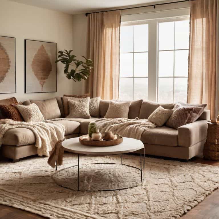 Cozying Up living room textiles