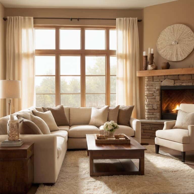 Warm Living Room Illuminating Insights