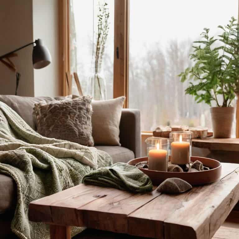 Cozy throw blankets for snugling up