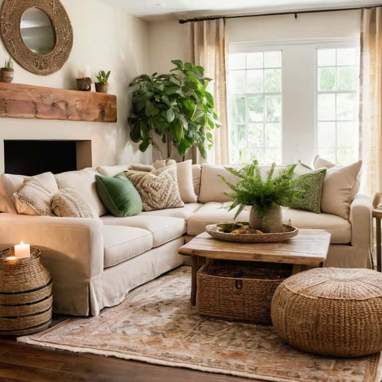 Cozy living room decor accessories