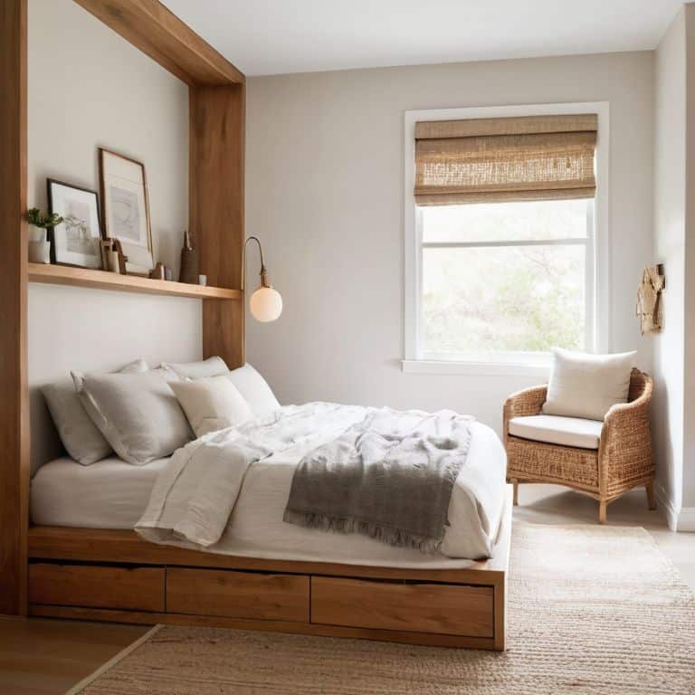 Bedroom storage solutions idea