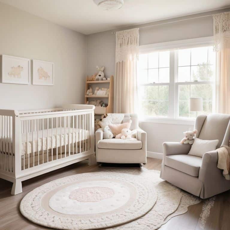 Comfortable nursery for babies