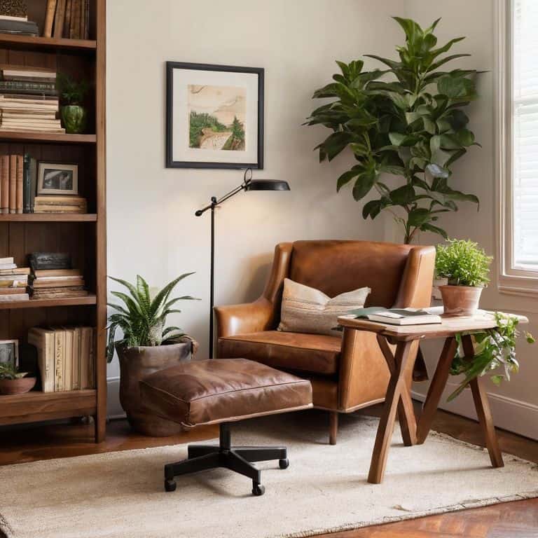 Cozy home office decor inspiration