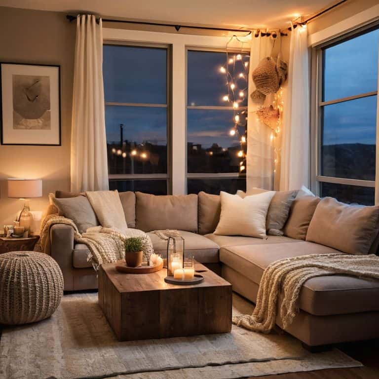 Cozy lighting ideas for living room