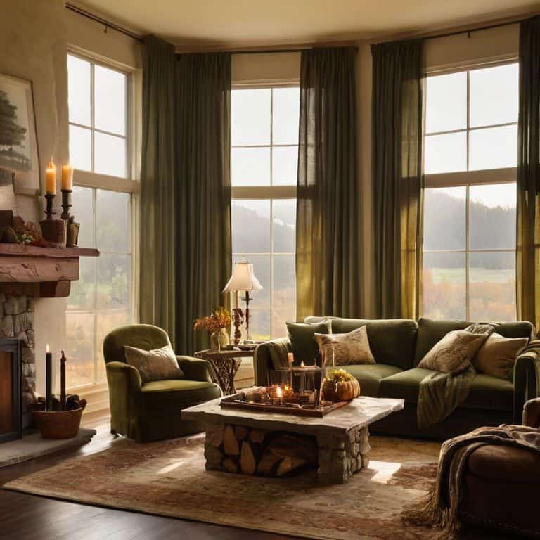 Cozy living room color palette inspiration
