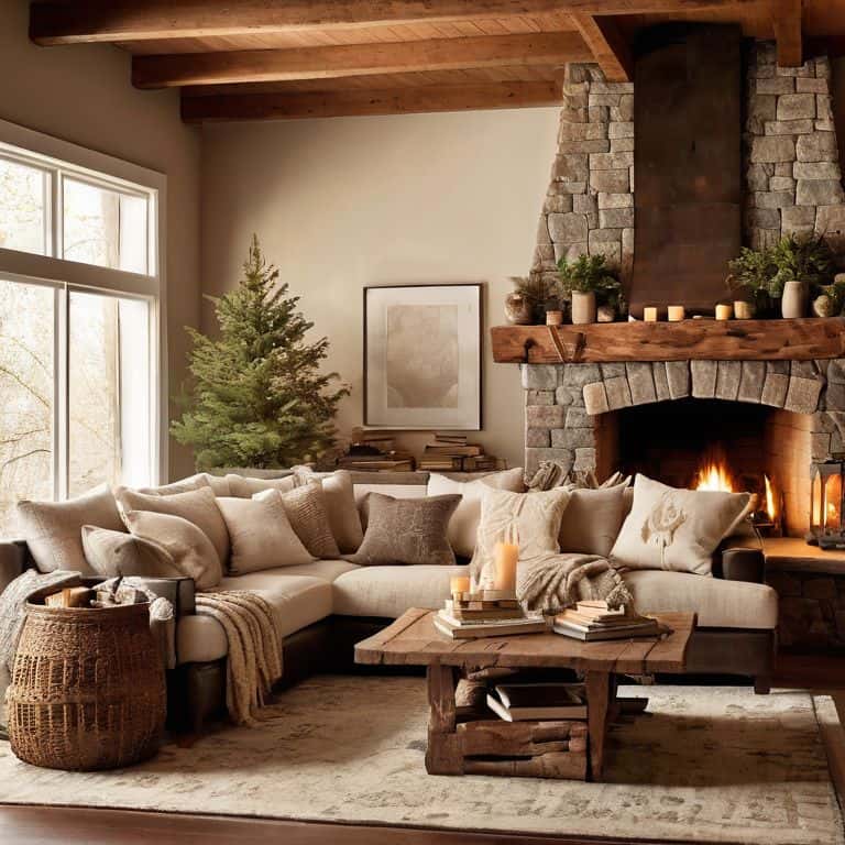 Cozy living room decor accessories