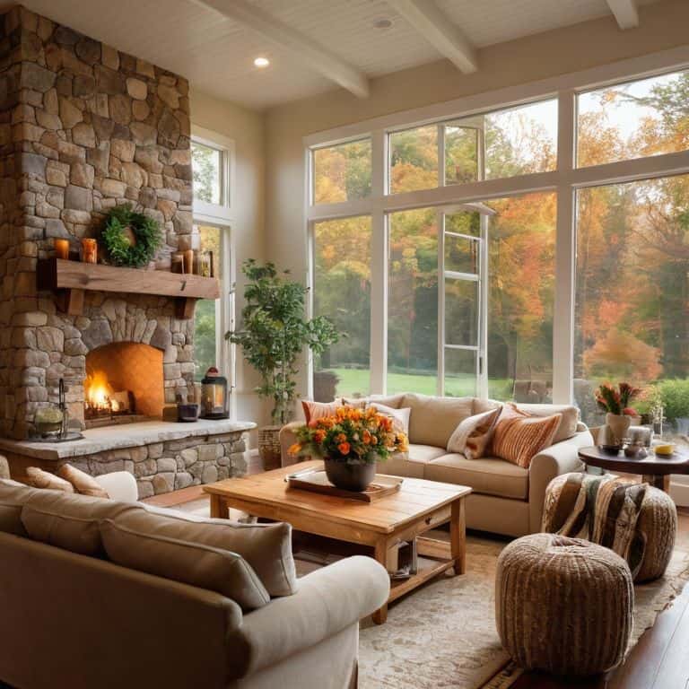 Cozy living room interior design