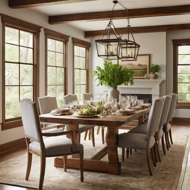 Dining room color palette inspiration