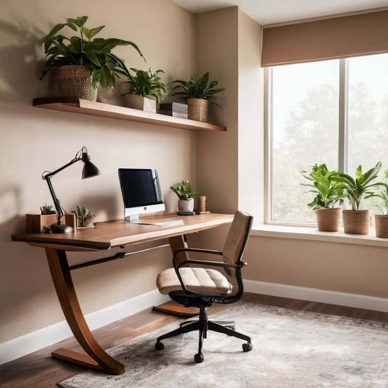 Ergonomic home office setup