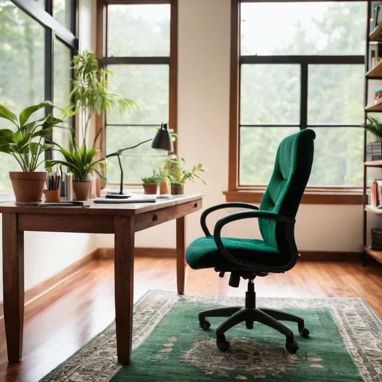 Home office design setup