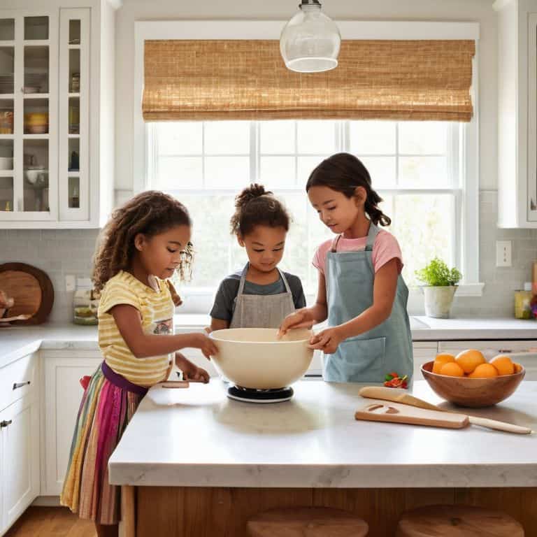 Kid-friendly kitchen features for families