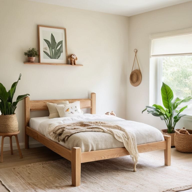 Non-toxic decor materials for kids room