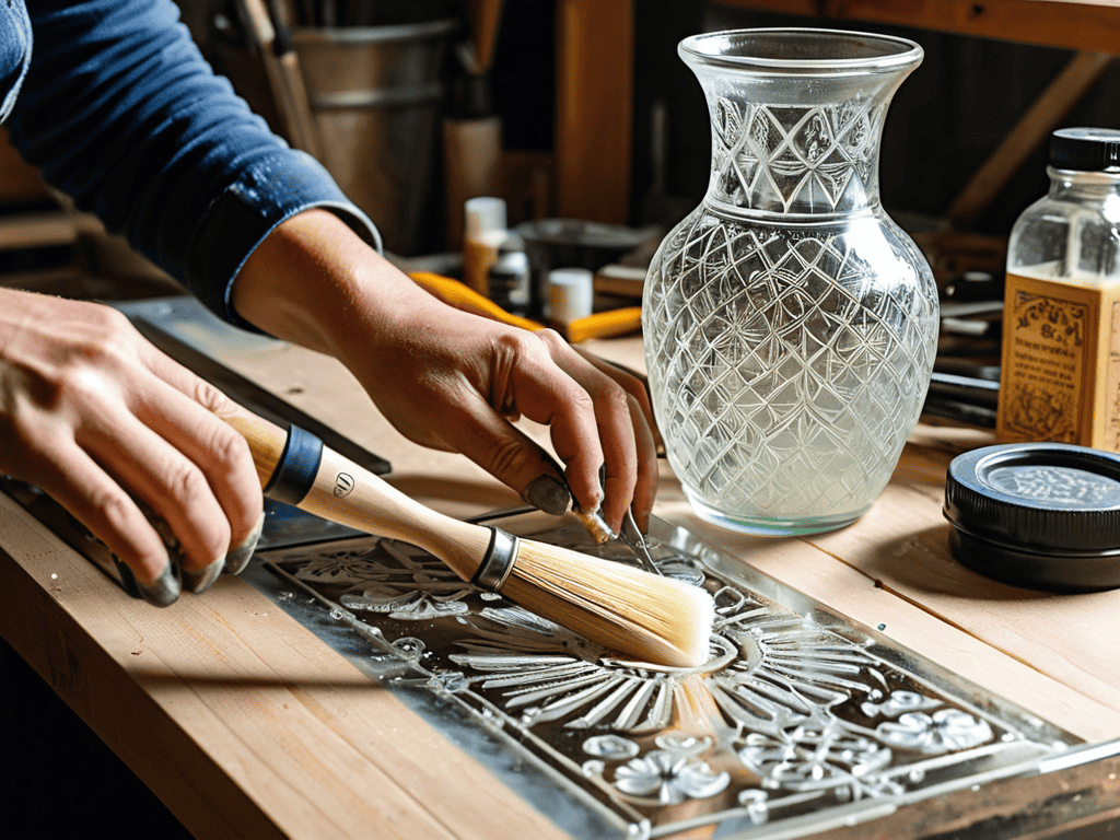 Magical Glass Etching Design