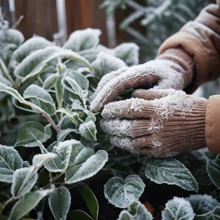 Winter's Peace Descends on Prepared Garden