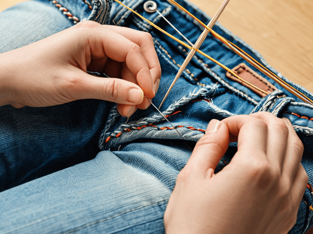 a guide to mending clothes visibly