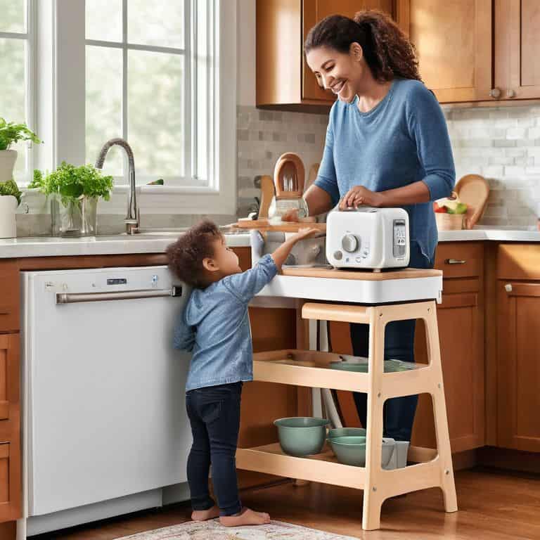 Child-safe kitchen design concept