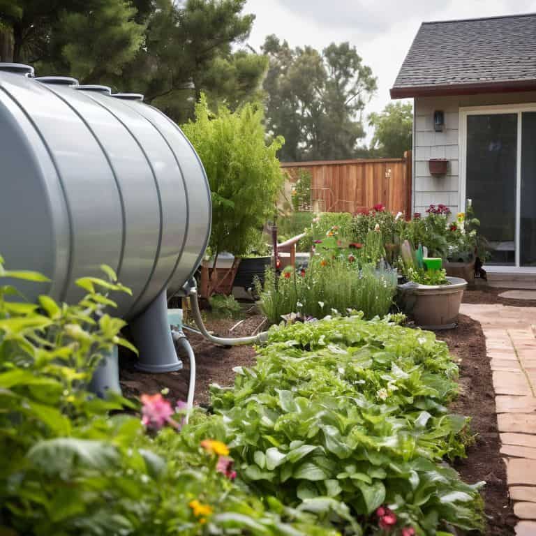 Rainwater harvesting systems for gardens