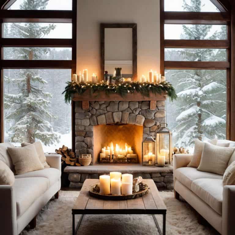 Winter Living Room Decor