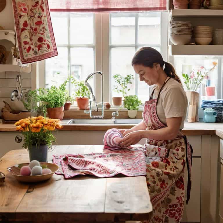 Cozying Up With Kitchen Textiles