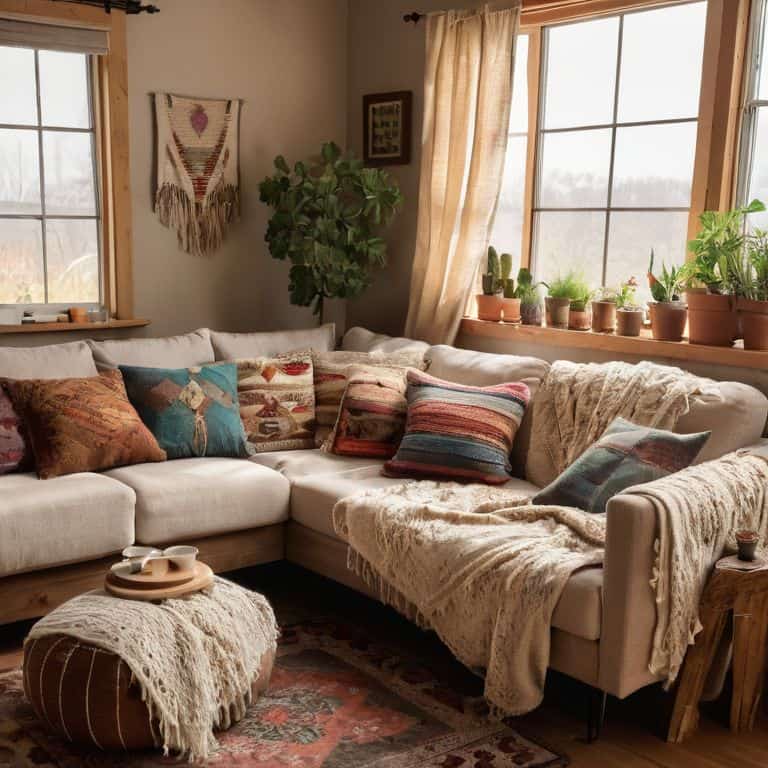 DIY throw pillows handmade