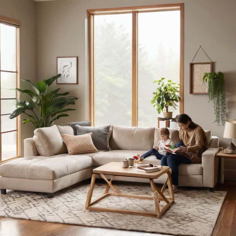 Family living room design concept