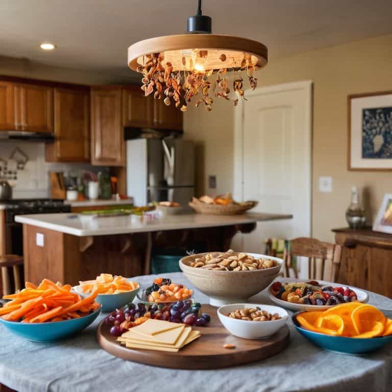 Game night snacks and drinks