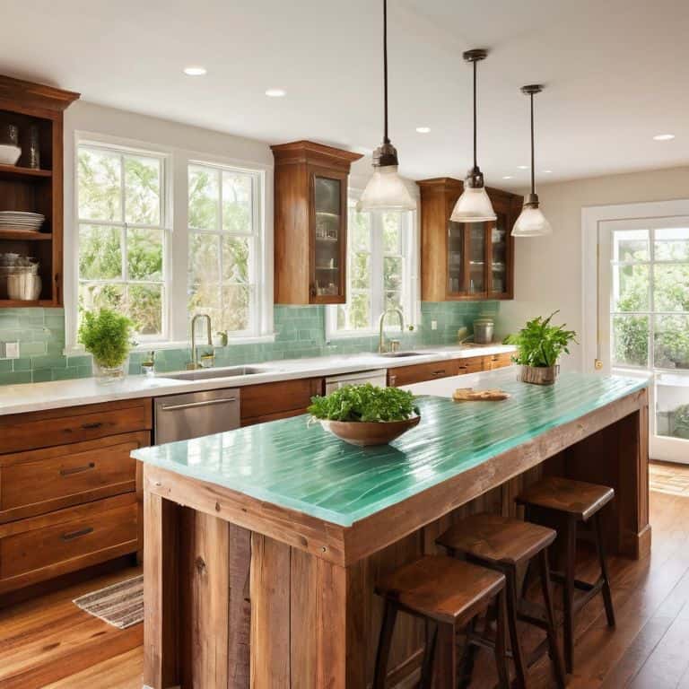 Natural elements in kitchen design