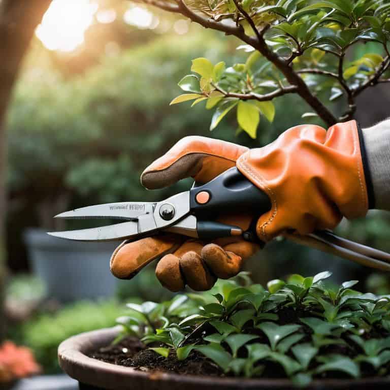 Pruning with Precision bonsai shears
