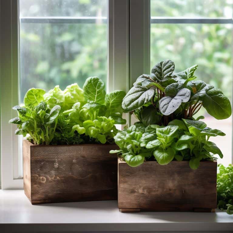 Indoor edible gardens vegetables
