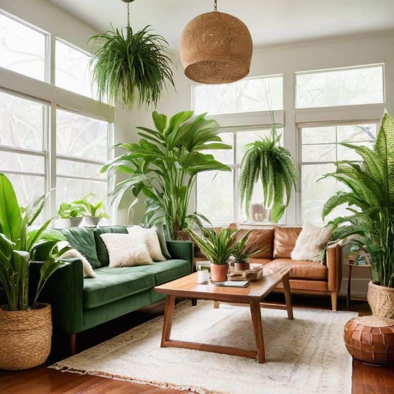Indoor plants for clean air benefits