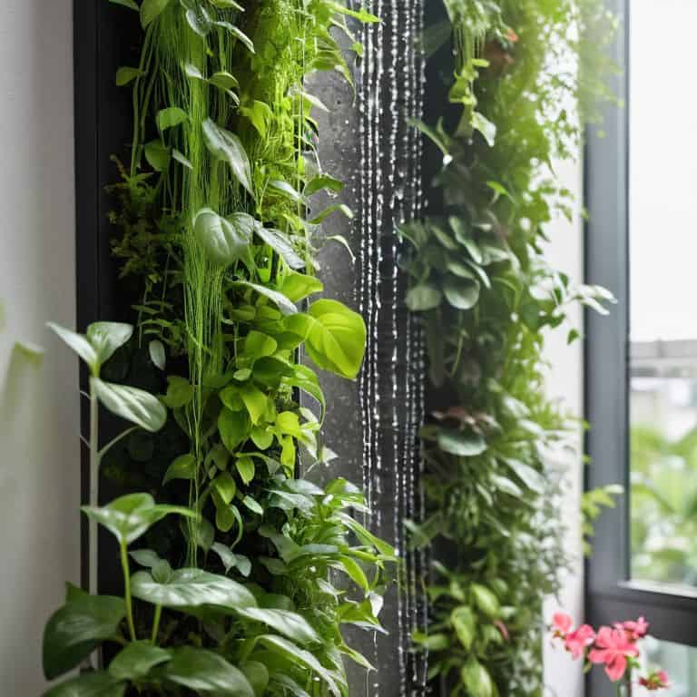 Irrigation for vertical gardens system