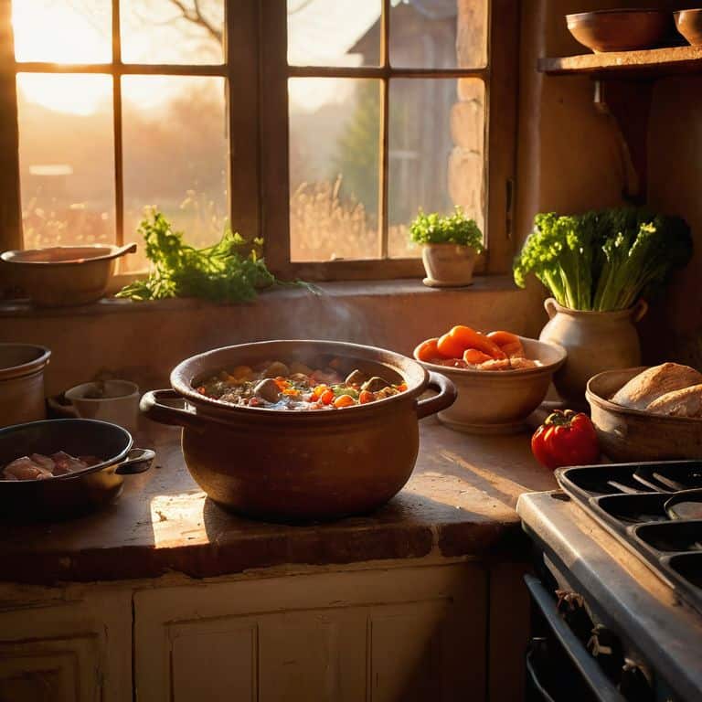 One-pot soups in bowl