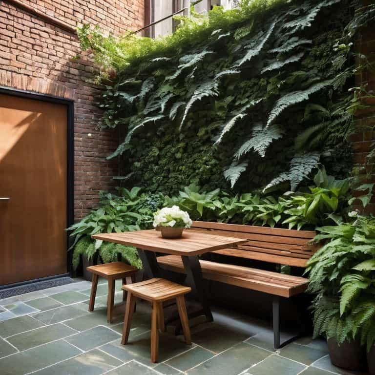 Vertical gardens in small spaces outdoors