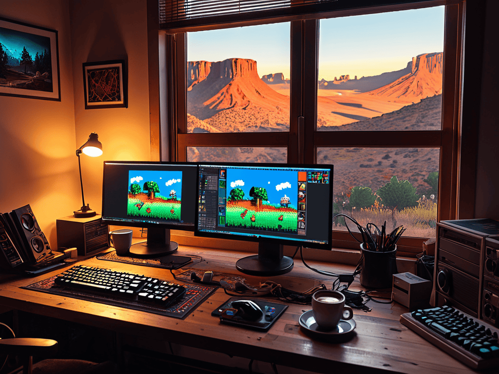 Pixel Art Renaissance graphics