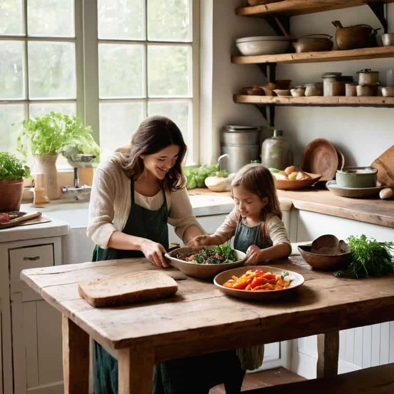 Harvesting Family Traditions in the kitchen