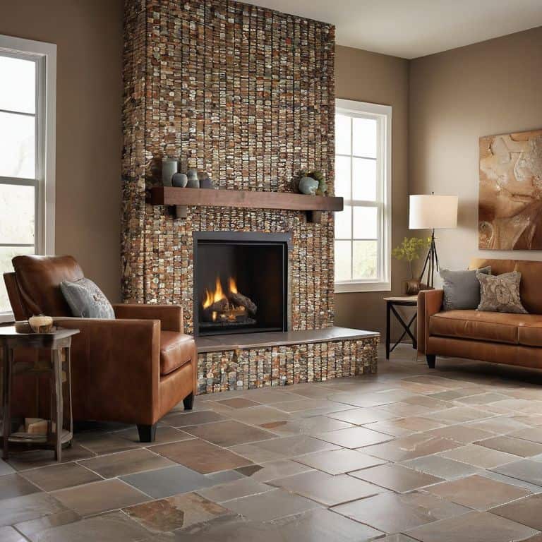 Tiled Fireplace Surround