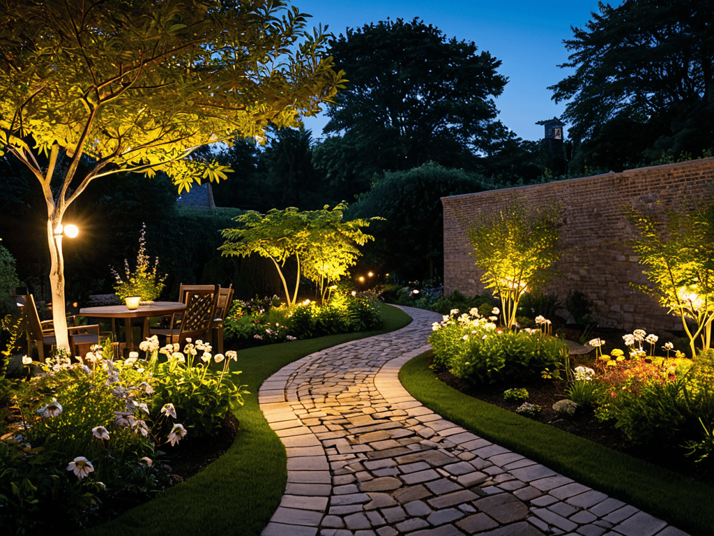 Installing Landscape Lighting at Night