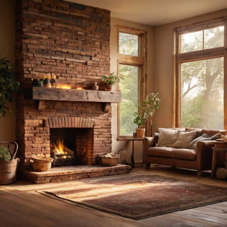 Affordable Fireplace Makeover