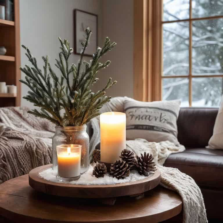 Embracing Winter Wonderland Decor scene