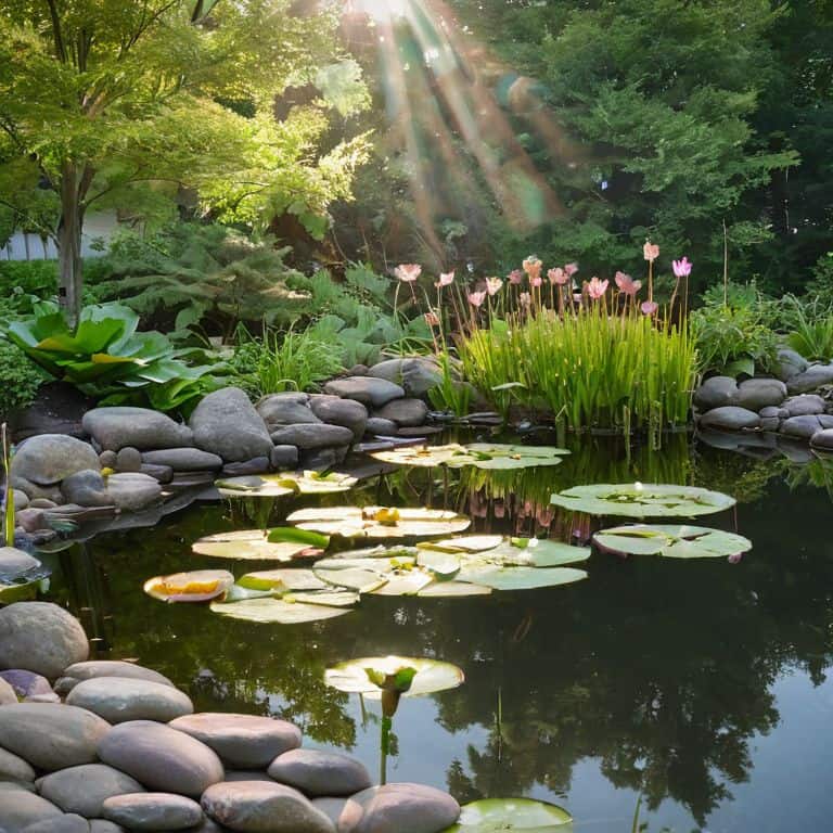 Finding Garden Pond Location