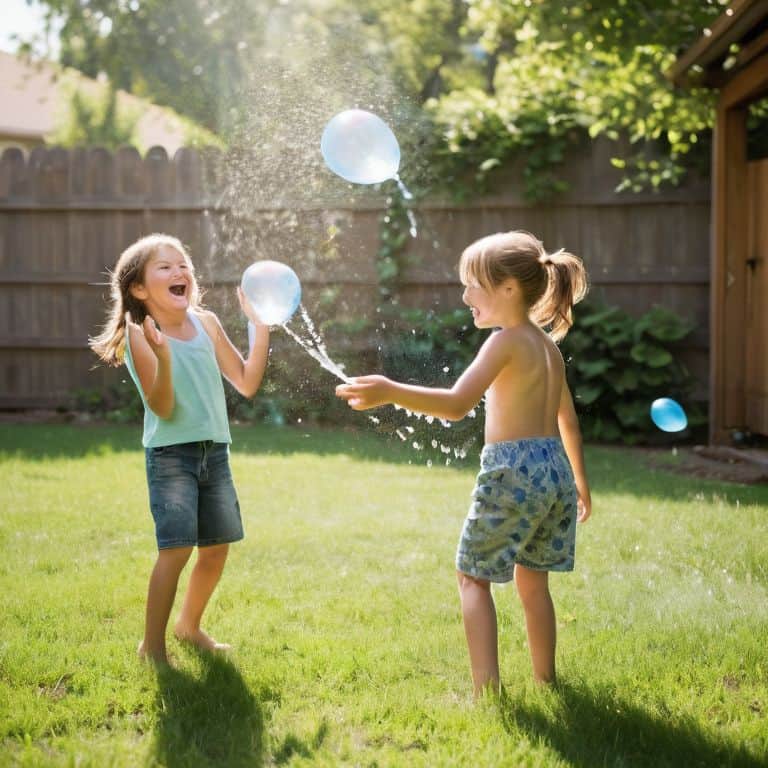 Water Balloon Toss Fun