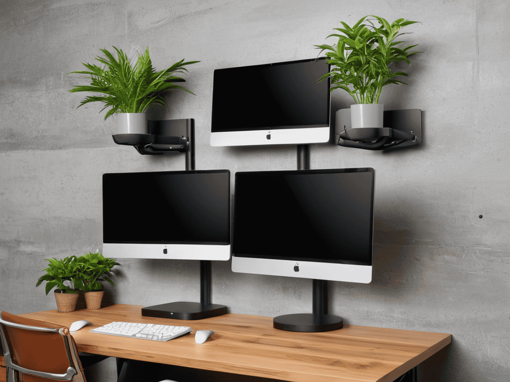Custom Monitor Mounting System Installed