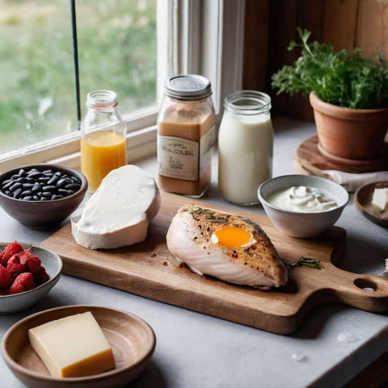 Dairy Delights and Proteins grocery items