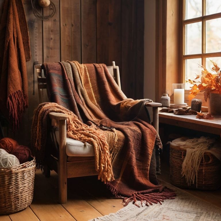 Weaving Warmth DIY Throw Blankets
